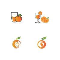 Orange logo design vector