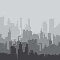 City skyline background vector illustration