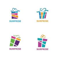 Gift Box Icon Vector