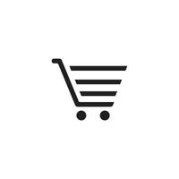 Shop, store basket vector icon Template