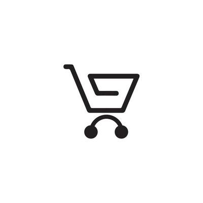 Shop, store basket vector icon Template