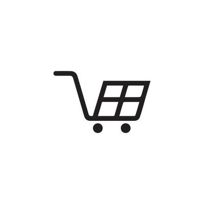 Shop, store basket vector icon Template