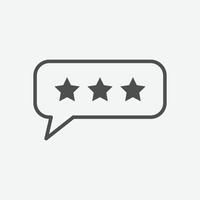 Feedback icon. Feedback vector symbol. Linear style sign for mobile concept and web design.