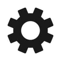 Gear Icon Vector Template, Flat Design illustration EPS 10
