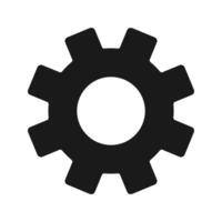 Gear Icon Vector Template, Flat Design illustration EPS 10