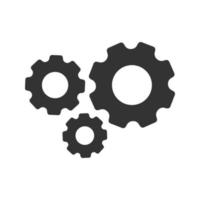 Gear Icon Vector Template, Flat Design illustration EPS 10