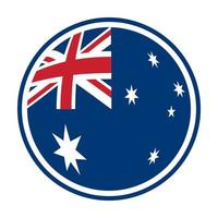Australia flag, official colors and proportion correctly. National Australian flag. Vector illustration