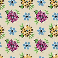 Pattern of Small Motifs. Print block for fabric oriental vector graphic