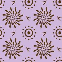 estampado de flores en flor. textura de vector transparente