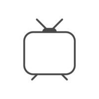 icono de tv en un estilo moderno y plano, símbolo de televisión para el diseño de sitios web, logotipo, aplicación, ui. vector