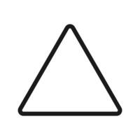 Triangle Icon Vector illustration flat design in Trendy design Sign Symbol