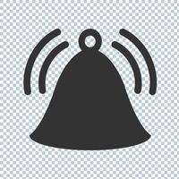 icono de campana de mensaje. íconos de timbre para sus aplicaciones, timbre de alerta o notificación, campanas de recordatorios de mensajes de canal vector