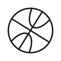 Basketball ball icon vector color editable isolated on blank background