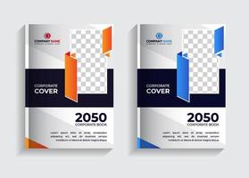 Corporate business book cover design. professional design for corporate business.  social media post design, web banner and marketing. creative flyer and poster,  professional booklet, outlet design. vector