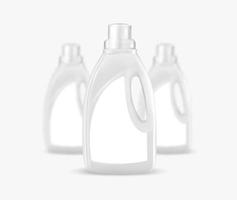 Detergent Bottles Composition vector