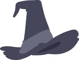 spooky witch hat vector