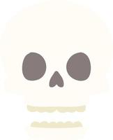 spooky halloween skull vector