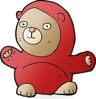 cartoon teddy bear vector