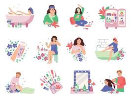 Beauty Care Icon Set vector