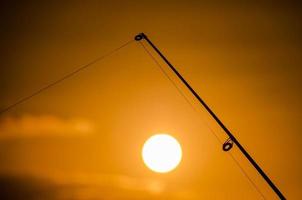 Fisherman Fishing Rod Silhouette photo