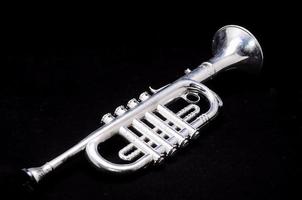 Silver Vintage Toy Trumpet photo