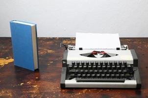 Vintage Travel Typewriter photo