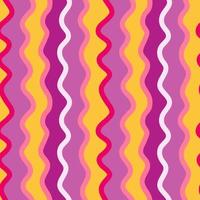 Creative vertical stripes background. Hand drawn abstract wavy line endless wallpaper. Funny waves seamless pattern. vector
