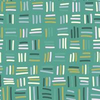 Hand drawn sketch lines seamless pattern in doodle style. Striped endless wallpaper. Simple ethnic background. vector