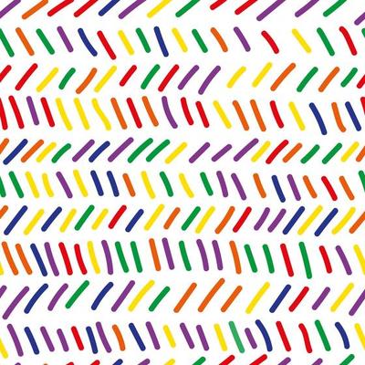 Hand drawn broken line endless wallpaper. Doodle zig zag lines seamless pattern.