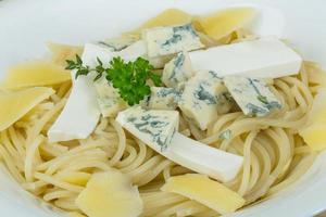Pasta with cheese photo