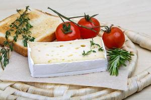 Soft brie cheese photo