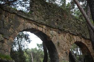 ruinas de phaselis en turquía foto