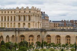 Famous palace Versailles near Paris, France with beautiful gardens photo