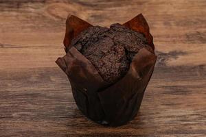 Tasty sweet Chocolate muffin bakery photo