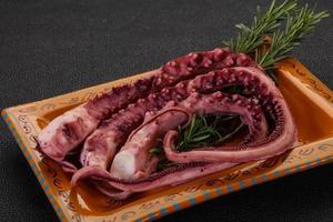 Tasty Octopus tentacles photo