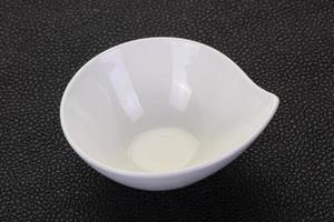 White porcelain bowl photo