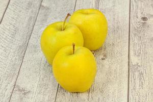 Sweet ripe and tasty Golden Apples photo