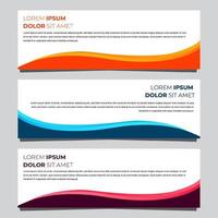 Colorful Banner Template vector