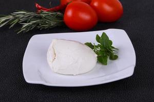 bola de queso mozzarella italiano foto