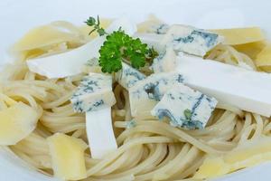 Pasta with cheese photo