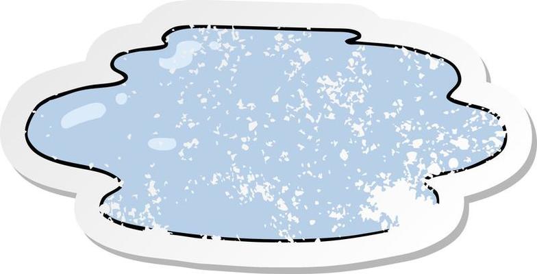 distressed sticker of a cartoon puddle of water 8447001 Vector Art at Vecteezy distressed sticker of a cartoon puddle of water 8447001 Vector Art at Vecteezy