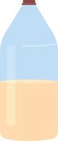 Mayonnaise bottle semi flat color vector object