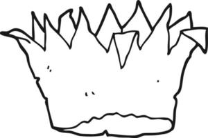cartoon paper crown vector