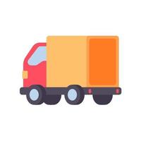 Trucks deliver goods to the recipient. online ordering concept vector