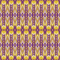 colorful ikat ethnic geometric shape seamless pattern background. Use for fabric, textile, interior decoration elements, wrapping. vector