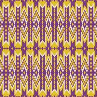 colorful ikat ethnic geometric shape seamless pattern background. Use for fabric, textile, interior decoration elements, wrapping. vector