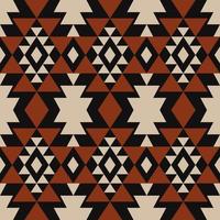 Aztec southwest vintage color geometric shape seamless pattern background. Use for fabric, textile, interior decoration elements, upholstery, wrapping. vector