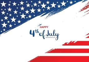 Abstract 4th of july independence day patriotic background vector