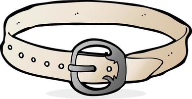 cartoon old belt vector