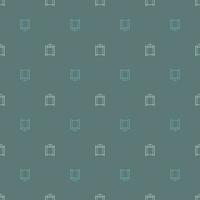 Seamless pattern of retro arch windows engraving. Vintage background cute window in hand drawn style. vector